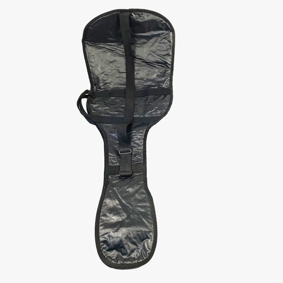 Soft Zip Guitar Protective Case Gig Bag Black 41 x 15 Outside Pocket - Picture 1 of 9